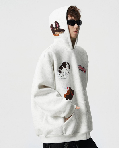 Streetwear Cartoon Graffiti Hoodie