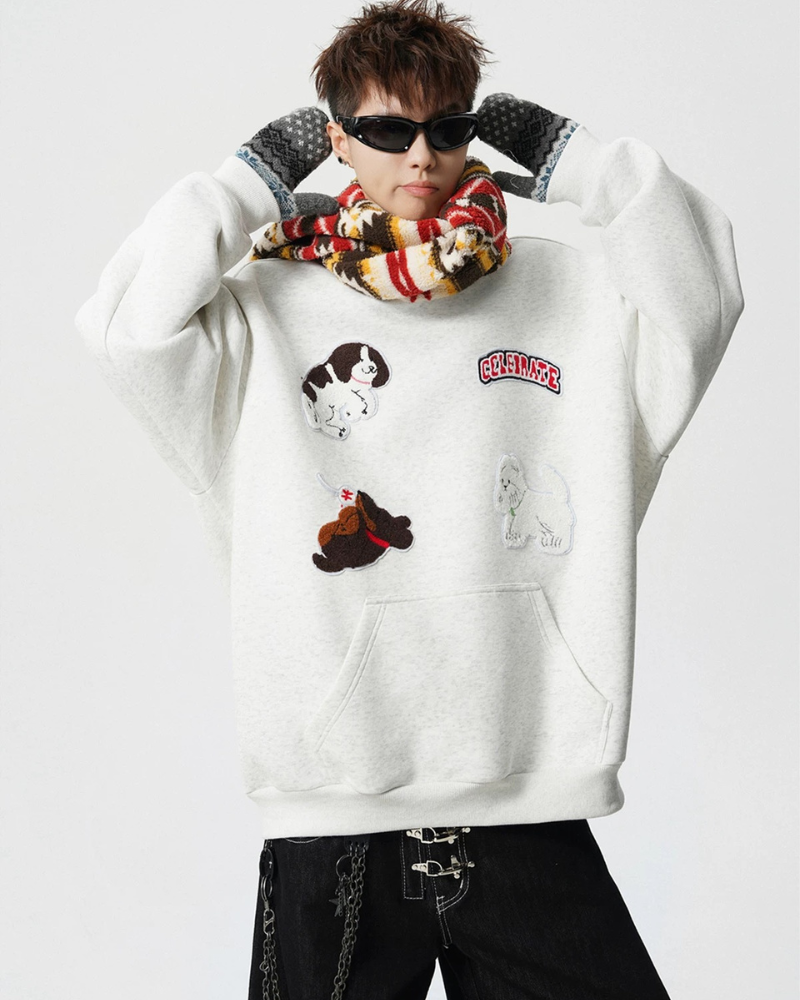 Streetwear Cartoon Graffiti Hoodie