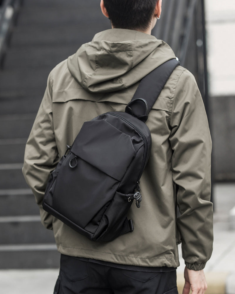 Japanese Techwear Casual Sling Backpack