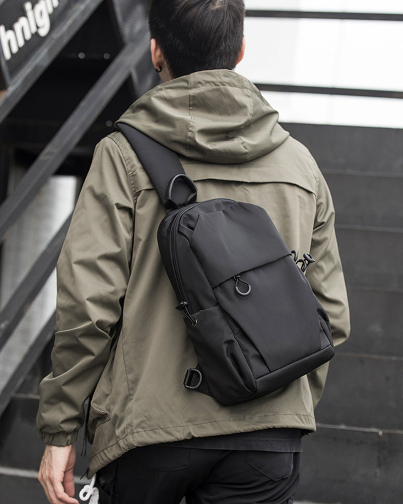 Japanese Techwear Casual Sling Backpack