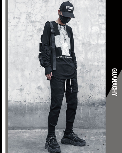 Streetwear Cross Long Sleeve T-Shirt