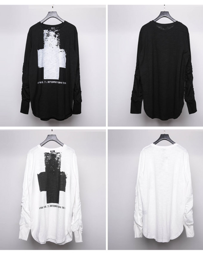 Streetwear Cross Long Sleeve T-Shirt