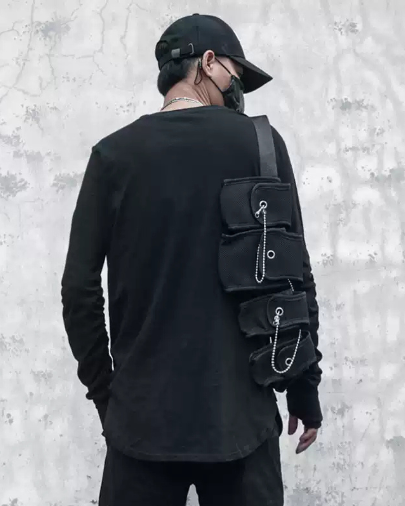 Streetwear Cross Long Sleeve T-Shirt