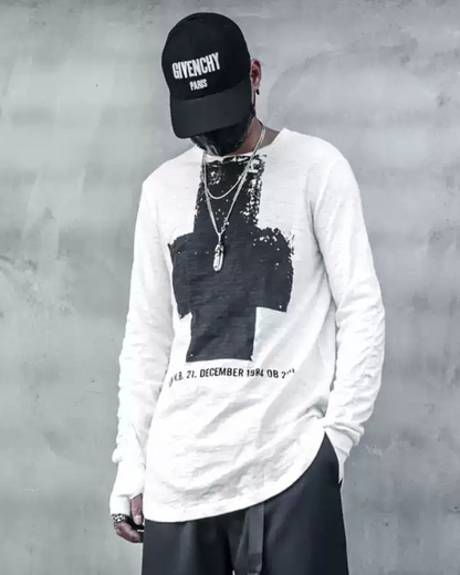 Streetwear Cross Long Sleeve T-Shirt