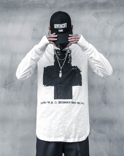 Streetwear Cross Long Sleeve T-Shirt