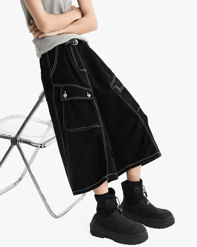 Streetwear Unisex Denim Cargo Shorts | Baggy Jorts