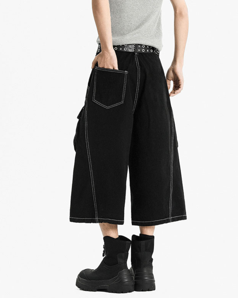 Streetwear Unisex Denim Cargo Shorts | Baggy Jorts