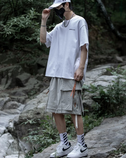 Streetwear Detachable Pocket Cargo Shorts