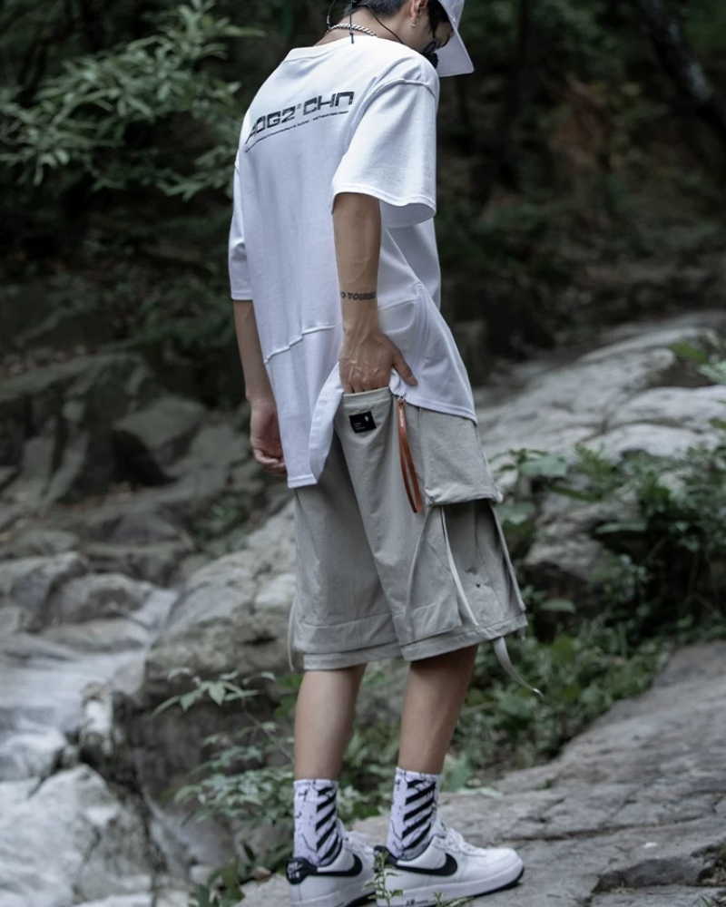 Streetwear Detachable Pocket Cargo Shorts