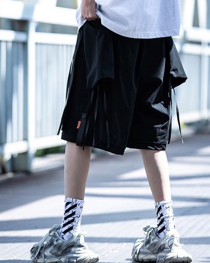 Streetwear Detachable Pocket Cargo Shorts