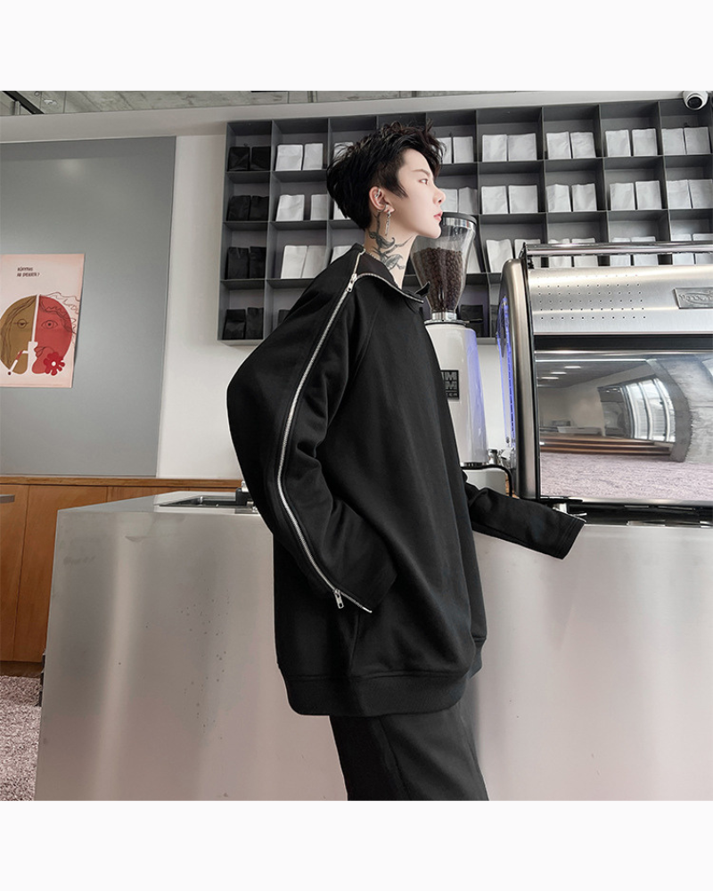 Streetwear Opium Style Dual Zip Sweatshirt