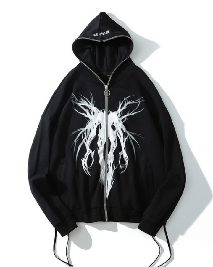 Streetwear Full Zip Hoodie Jacket Techwear Official