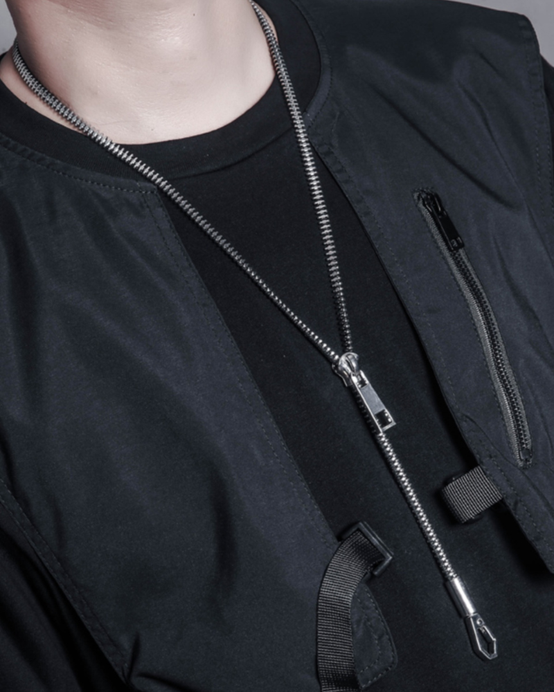 Streetwear Functional Zipper Necklace