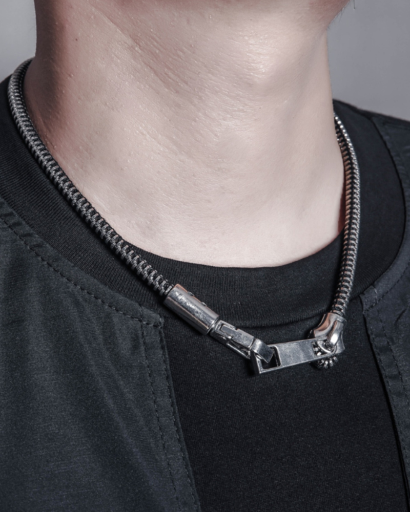 Streetwear Functional Zipper Necklace