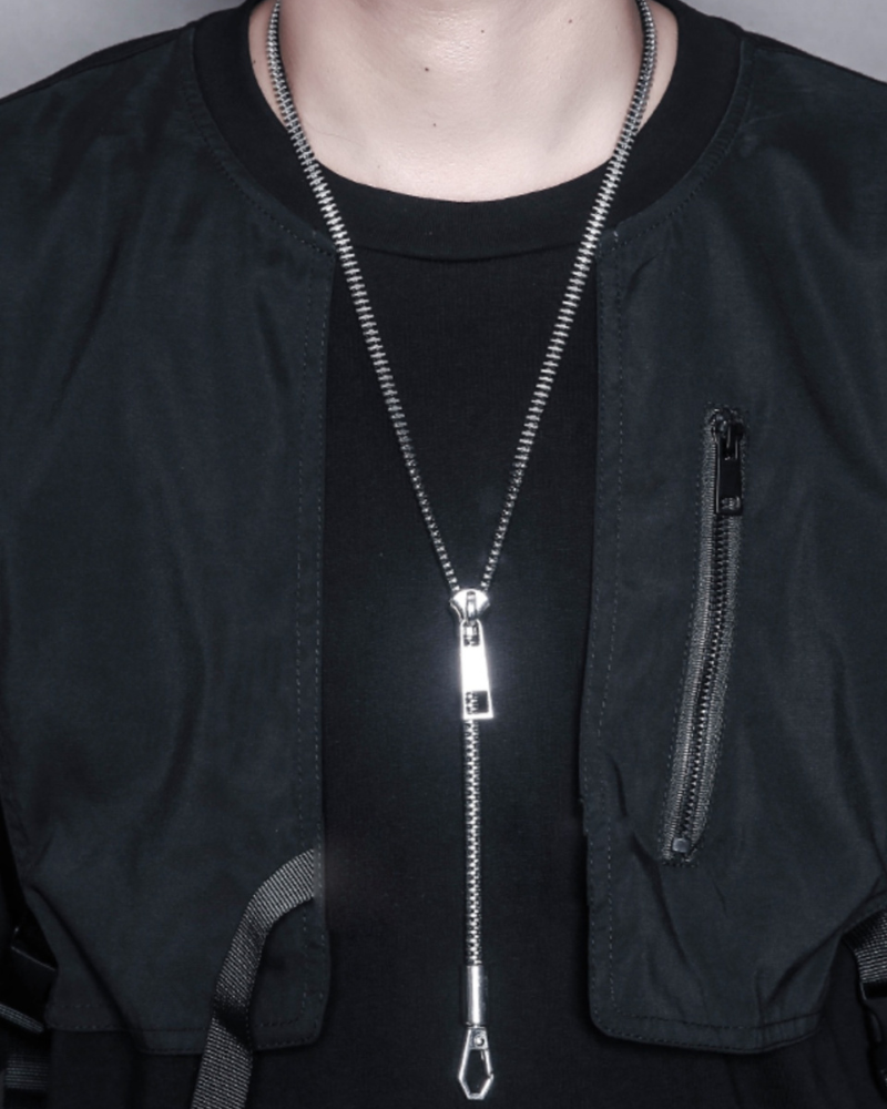 Streetwear Functional Zipper Necklace