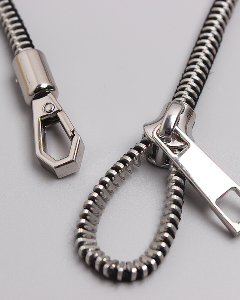 Streetwear Functional Zipper Necklace