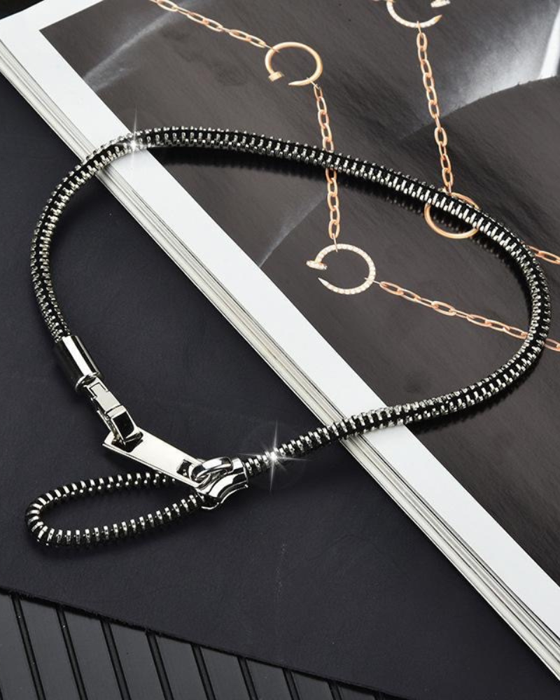 Streetwear Functional Zipper Necklace