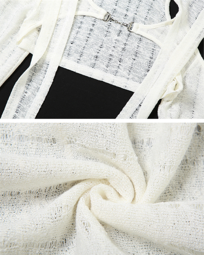 Streetwear Opium Style Hood Blouse Crop Top