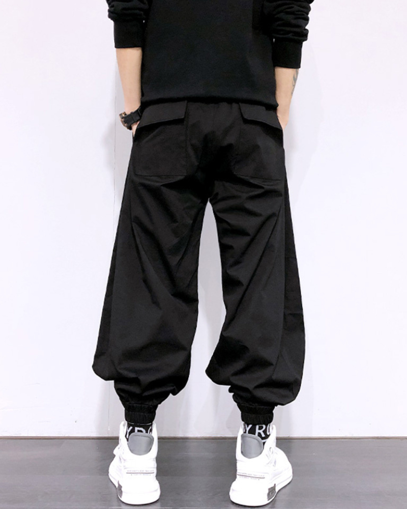 Streetwear Japanese Harem Hakama Pants