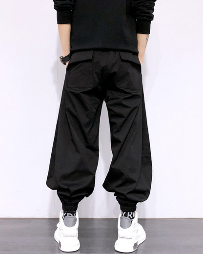 Streetwear Japanese Harem Hakama Pants