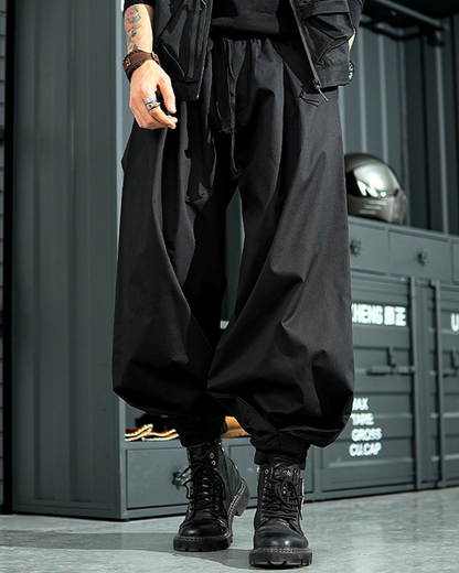 Streetwear Japanese Harem Hakama Pants