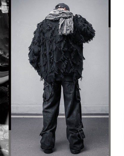 Streetwear Loose Lazy Style Tassel Sweater