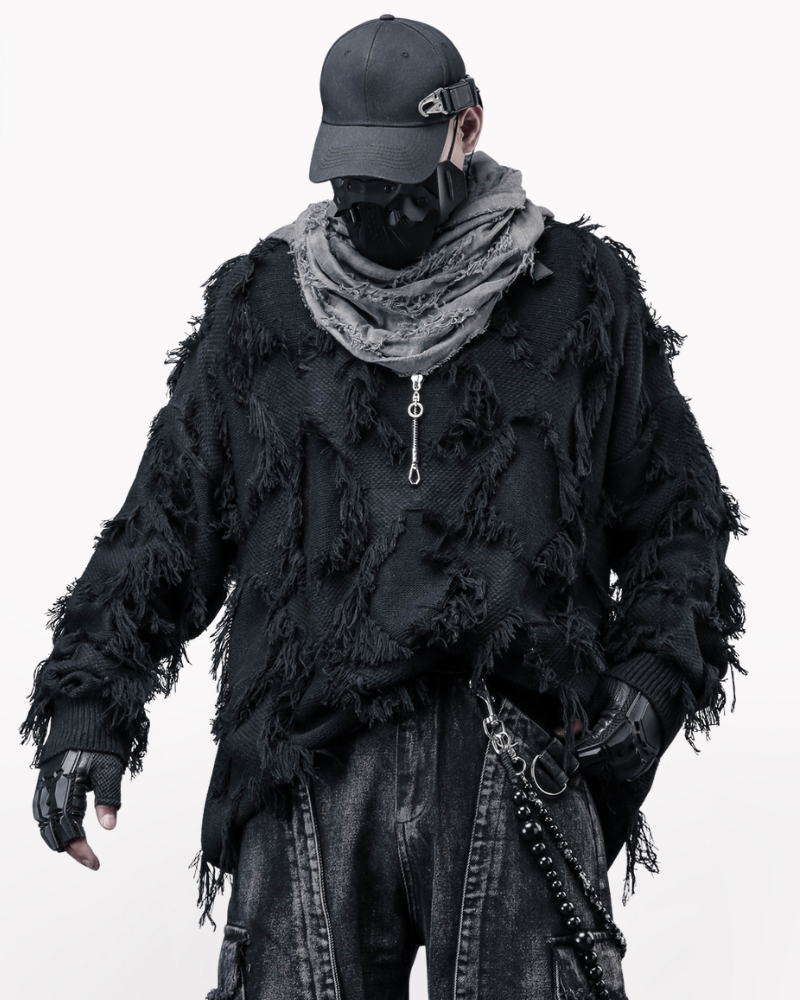 Streetwear Loose Lazy Style Tassel Sweater