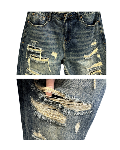 Streetwear Ripped Y2K Jeans