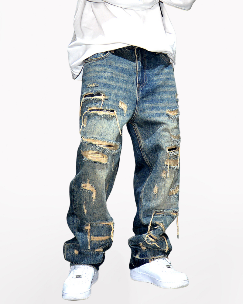 Streetwear Ripped Y2K Jeans