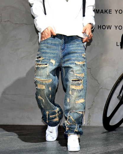 Streetwear Ripped Y2K Jeans