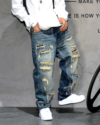 Streetwear Ripped Y2K Jeans
