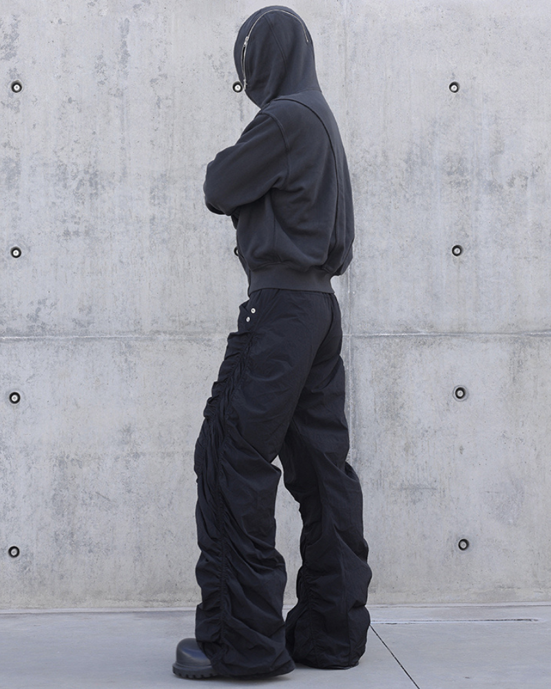 Streetwear Pleated Spiral Loose Casual Pants