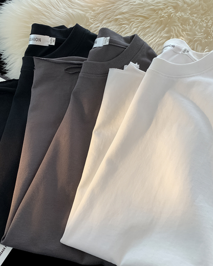 Streetwear Ripped Casual Base Layer Long Sleeve T-Shirt