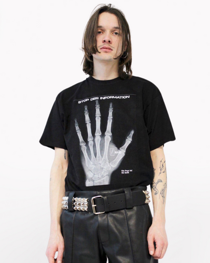 Streetwear Opium Style Rock Hardcore Cotton Skull T-Shirt