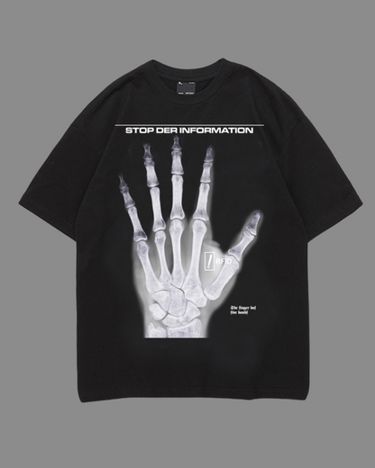 Streetwear Opium Style Rock Hardcore Cotton Skull T-Shirt