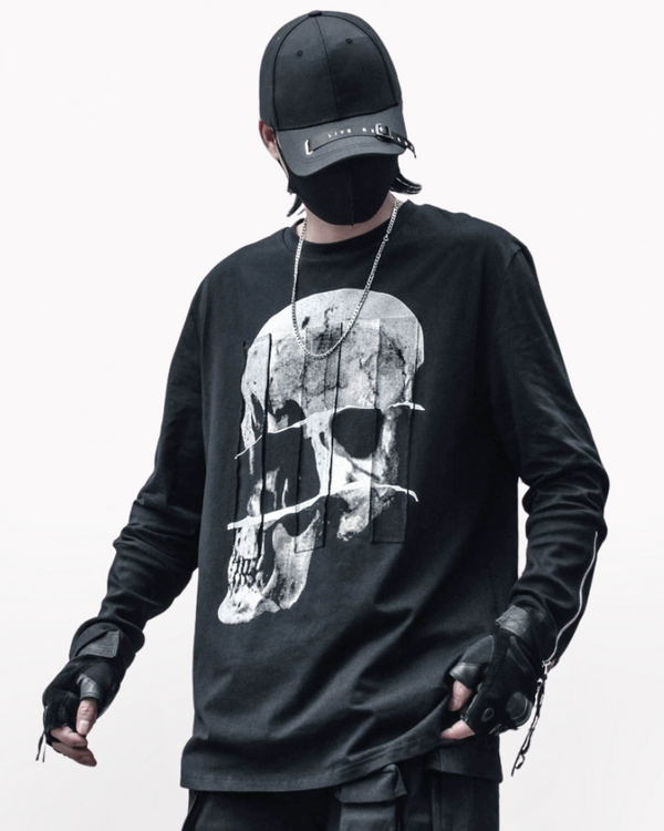 Streetwear Skeleton Long Sleeve T-Shirt