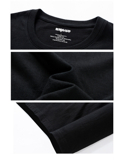 Streetwear Opium Style Snake Skull Cotton T-Shirt