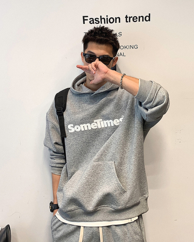 Streetwear Sports Letter Hoodie