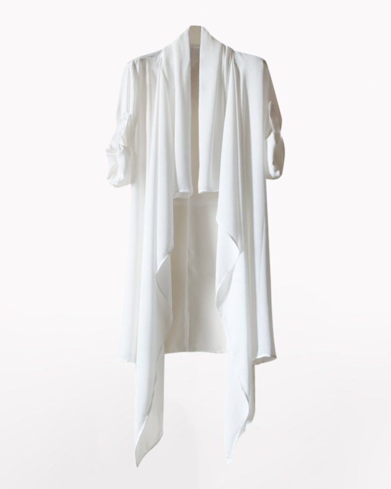 Streetwear Thin Shawl Shirt Sun Protection Long Coat