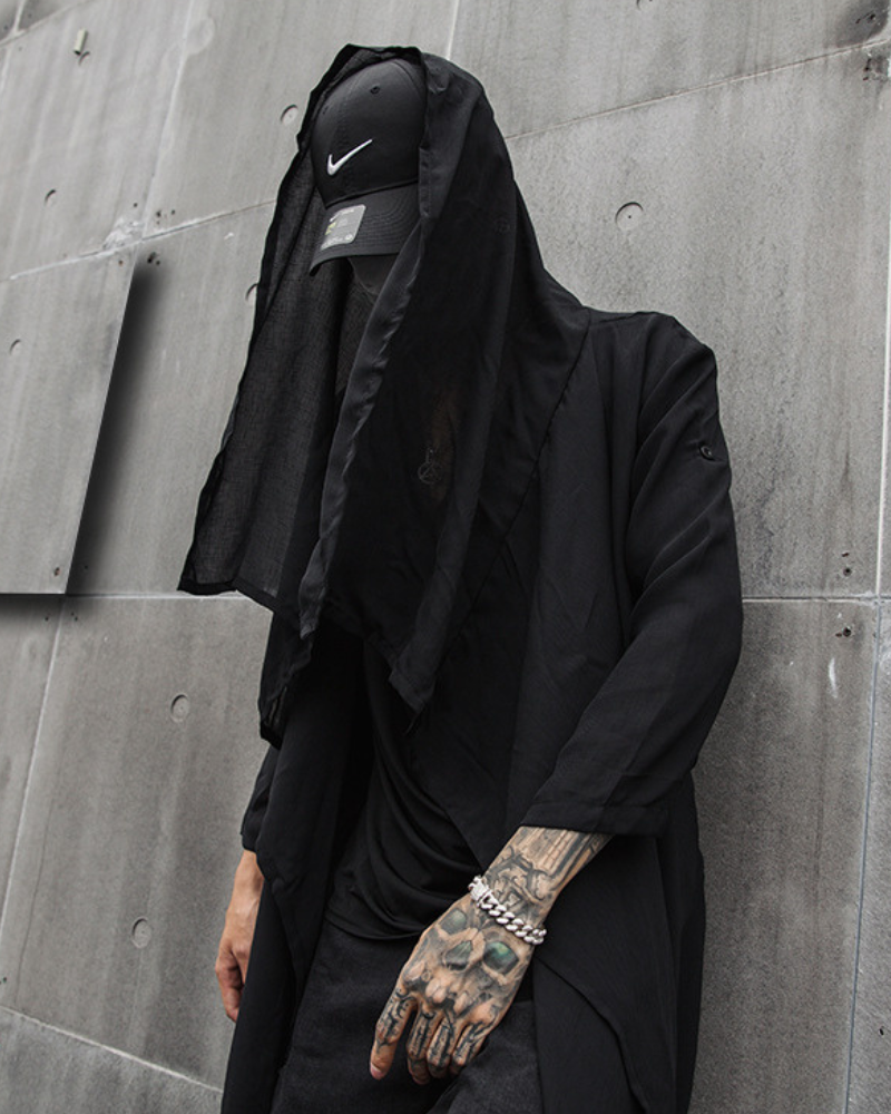 Streetwear Thin Shawl Shirt Sun Protection Long Coat