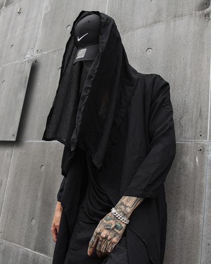 Streetwear Thin Shawl Shirt Sun Protection Long Coat