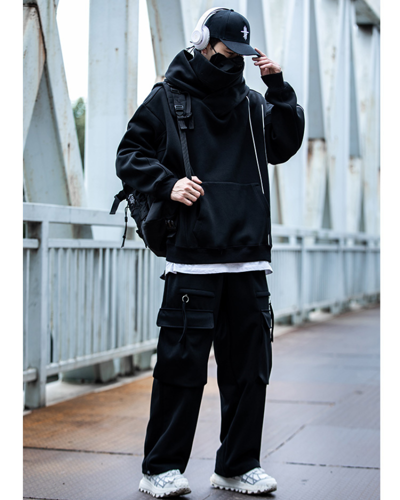 Streetwear Turtleneck Unisex Hoodie