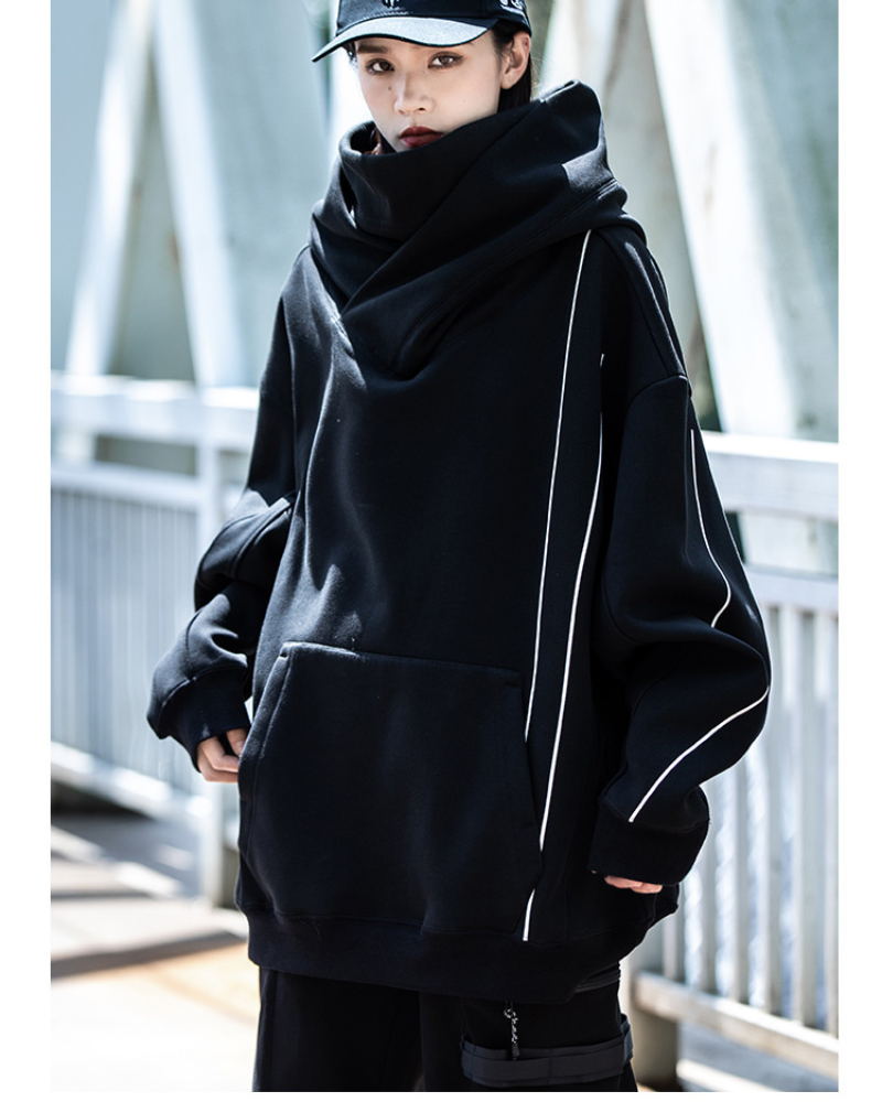 techwear hoodie,cyberpunk techwear hoodie,cyberpunk hoodie,black hoodie,black hoodie mens,heavyweight hoodie,tactical hoodie,cool hoodie,streetwear hoodie,techwear,affordable techwear,techwear fashion,Japanese techwear,techwear outfits,futuristic clothing,cyberpunk clothing,cyberpunk techwear,cyberpunk fashion