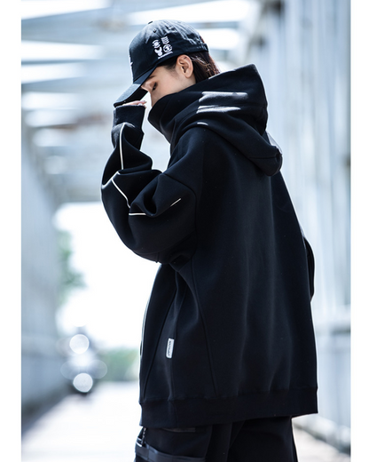 Streetwear Turtleneck Unisex Hoodie