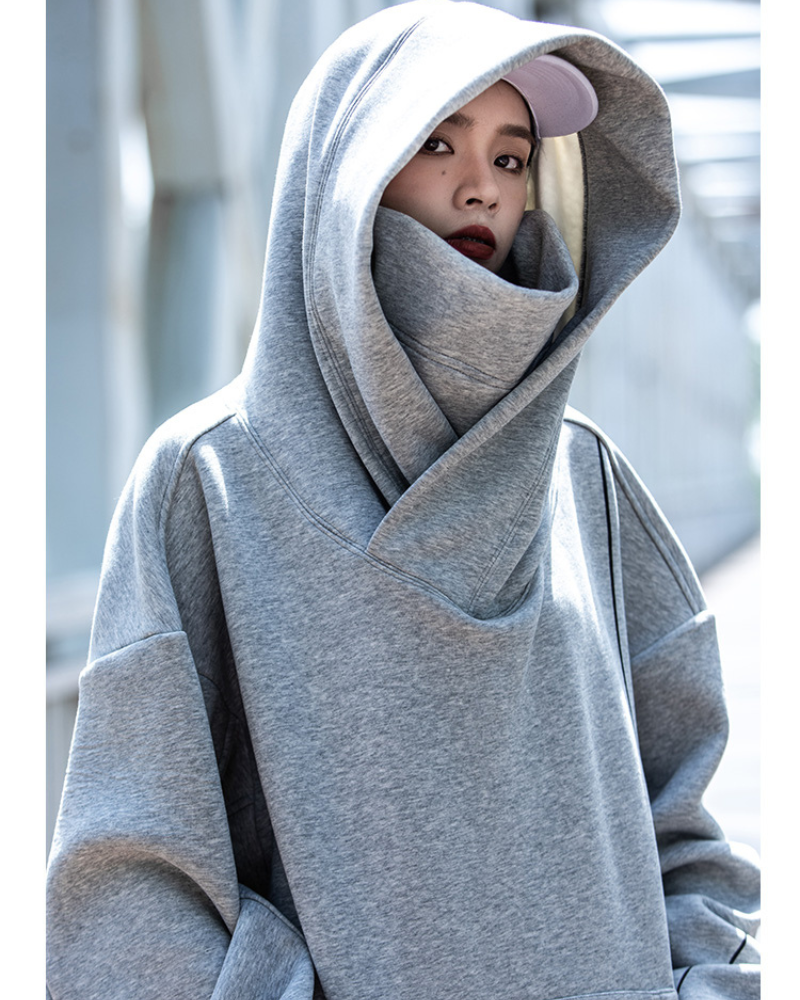 Streetwear Turtleneck Unisex Hoodie