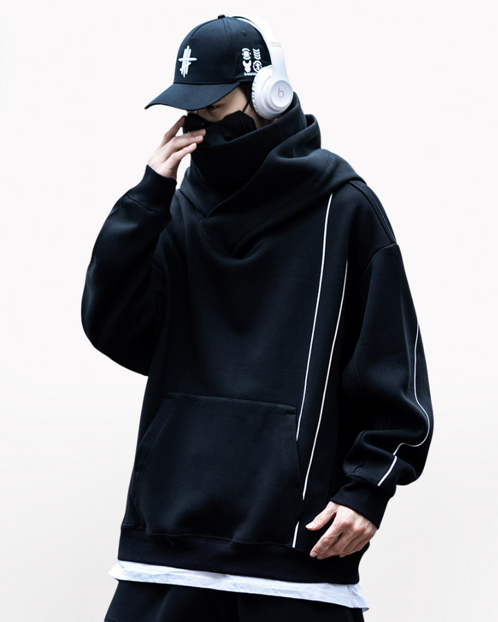 techwear hoodie,cyberpunk techwear hoodie,cyberpunk hoodie,black hoodie,black hoodie mens,heavyweight hoodie,tactical hoodie,cool hoodie,streetwear hoodie,techwear,affordable techwear,techwear fashion,Japanese techwear,techwear outfits,futuristic clothing,cyberpunk clothing,cyberpunk techwear,cyberpunk fashion