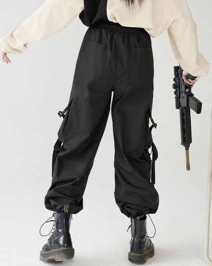 Streetwear Utility Pockets Women&