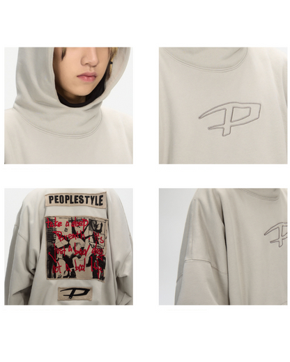 Streetwear Warm Letter-Print Unisex Y2K Hoodie