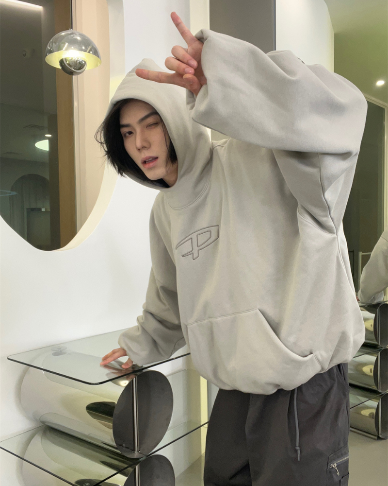 Streetwear Warm Letter-Print Unisex Y2K Hoodie