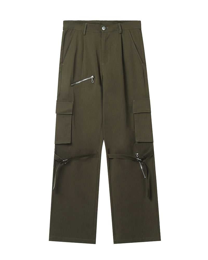 Streetwear Zip Pocket Unisex Cargo Pants Techwear Official